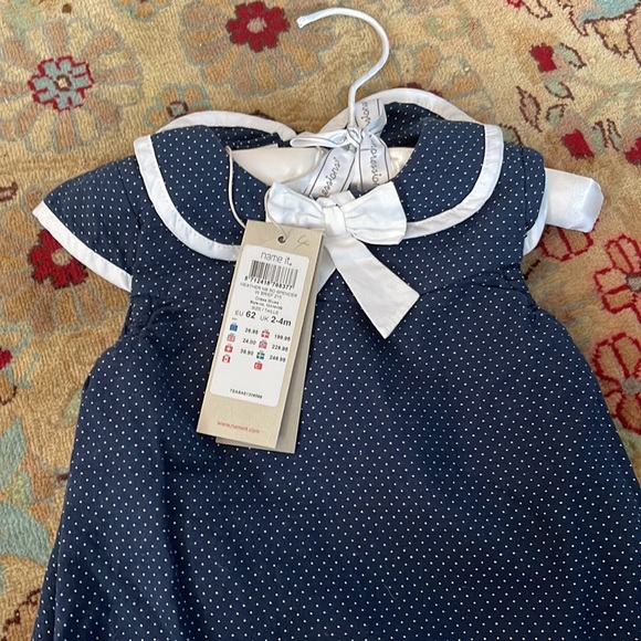 🌍Sale bundle 3 for 30$ 🌍 baby girl dress with sailor collar and bottoms - Picture 2 of 5